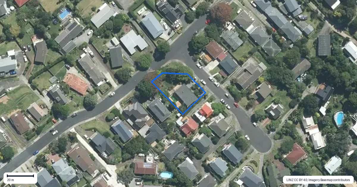 Property context map for 1 Lynngate Place, Hillcrest, Auckland
