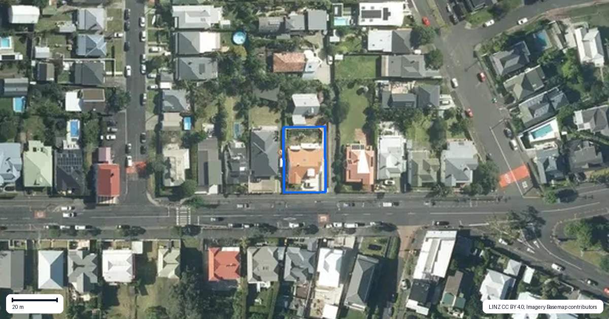 Property context map for 48 Calliope Road, Devonport, Auckland