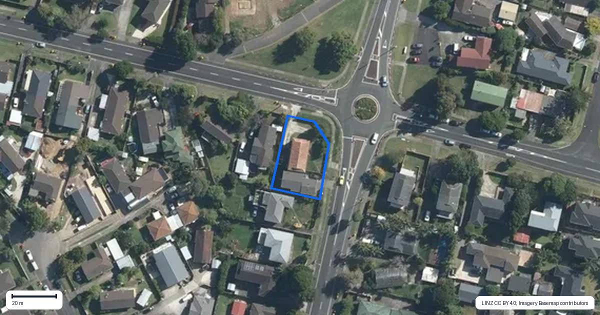 Property context map for 345 Bucklands Beach Road, Bucklands Beach, Auckland