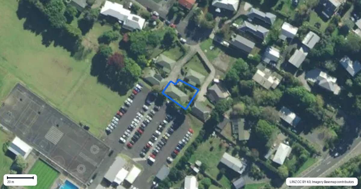 Property context map for 38A Jacaranda Place, Kerikeri