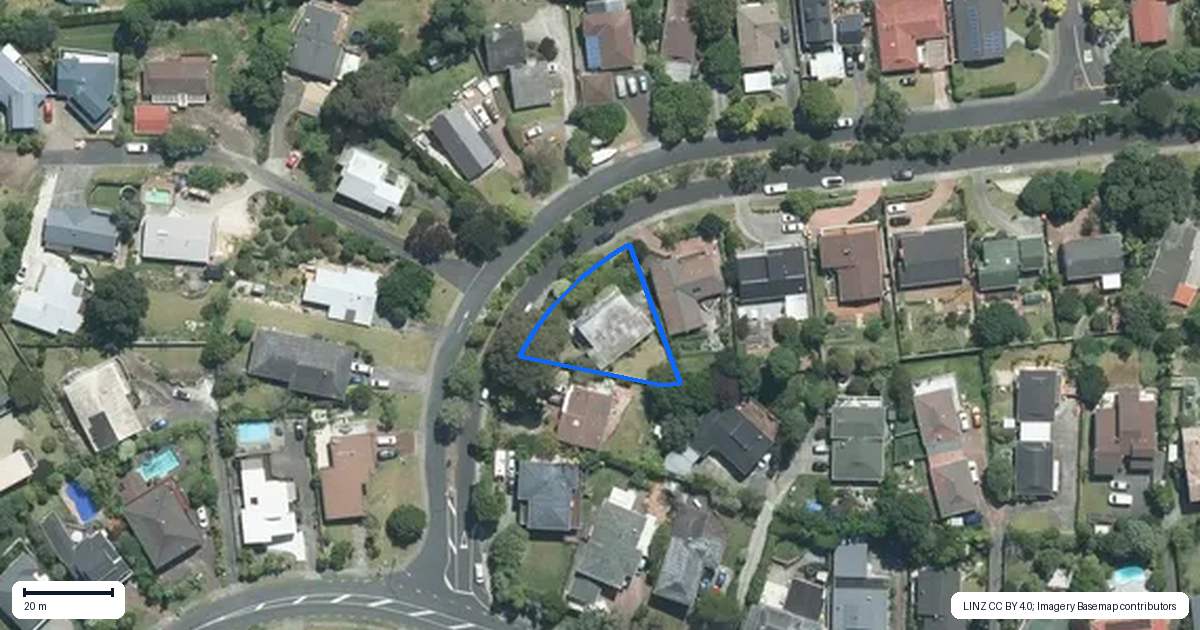 Property context map for 36 Lingham Crescent, Torbay, Auckland