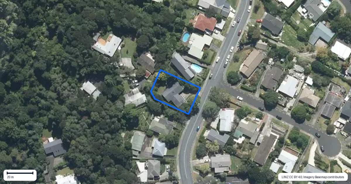 Property context map for 80 Roseberry Avenue, Birkenhead, Auckland