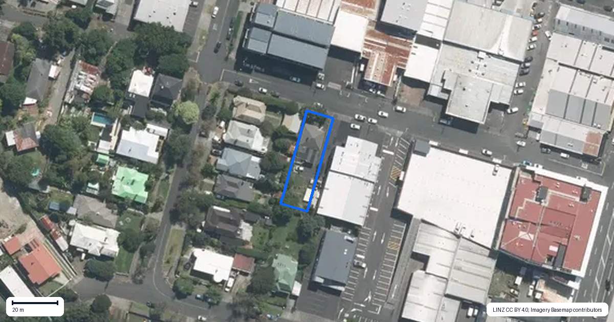 Property context map for 16 Tawari Street, Mount Eden, Auckland