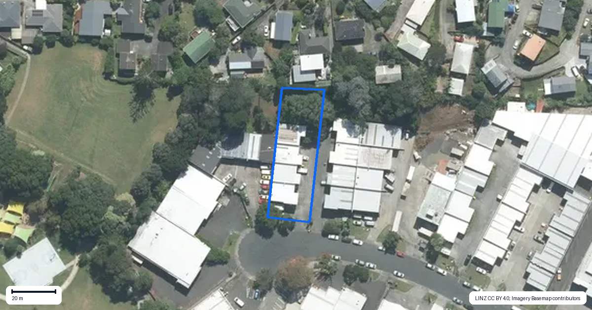 Property context map for 1/27 Ashfield Road, Wairau Valley, Auckland