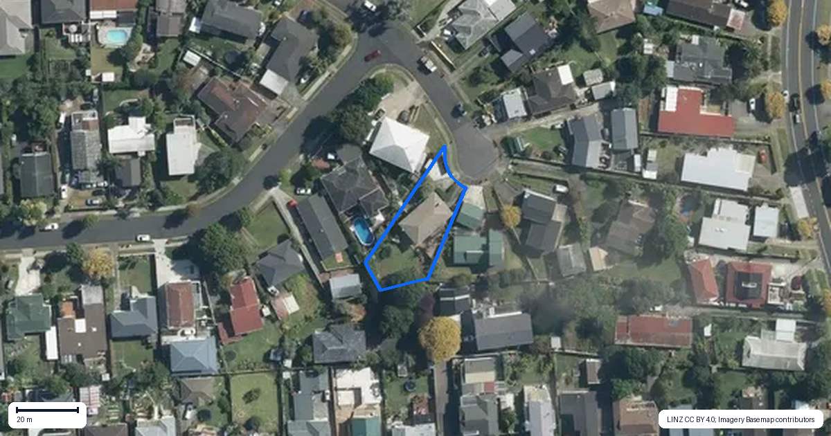 Property context map for 29 Jade Avenue, Pakuranga Heights, Auckland