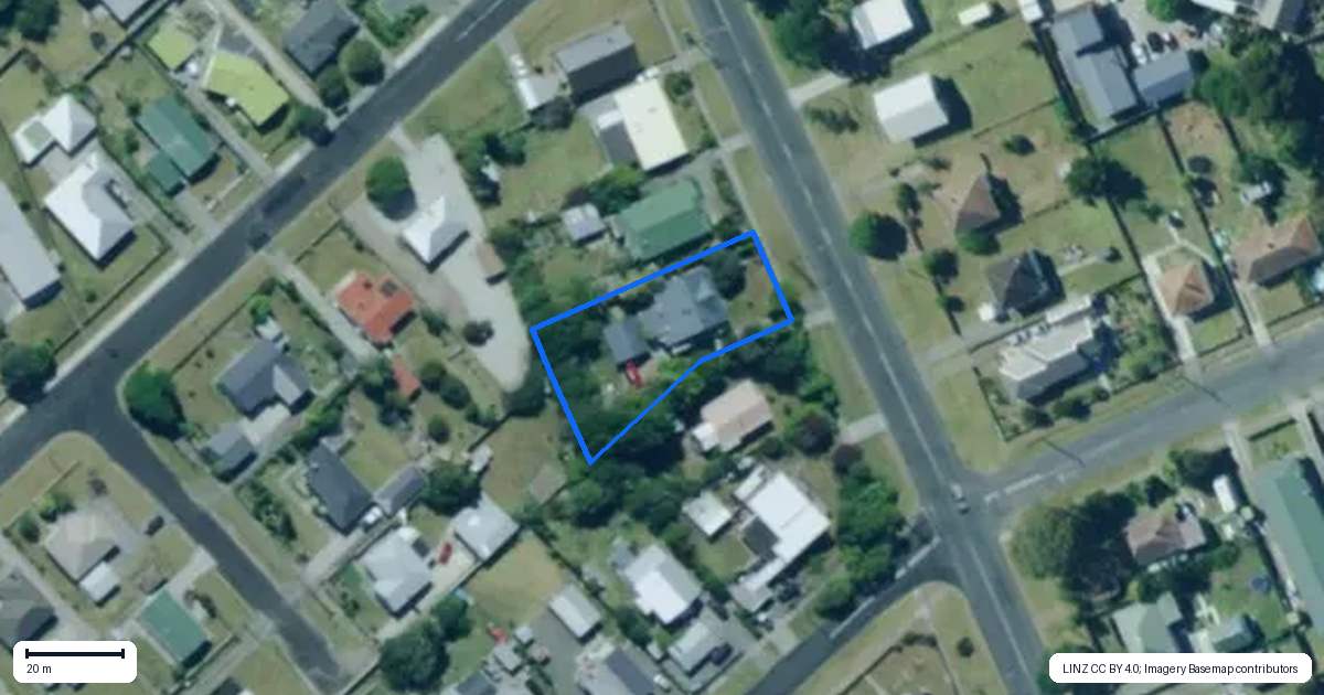Property context map for 36 Awakino Road, Dargaville