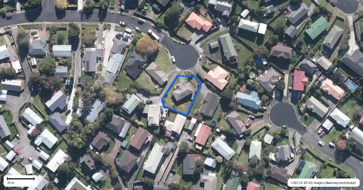 Property context map for 47 Patts Avenue, Glendene, Auckland
