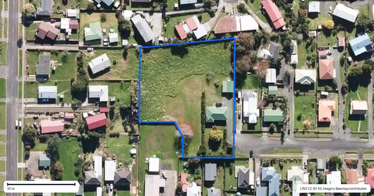Property context map for 15 Melody Lane, Kaitaia