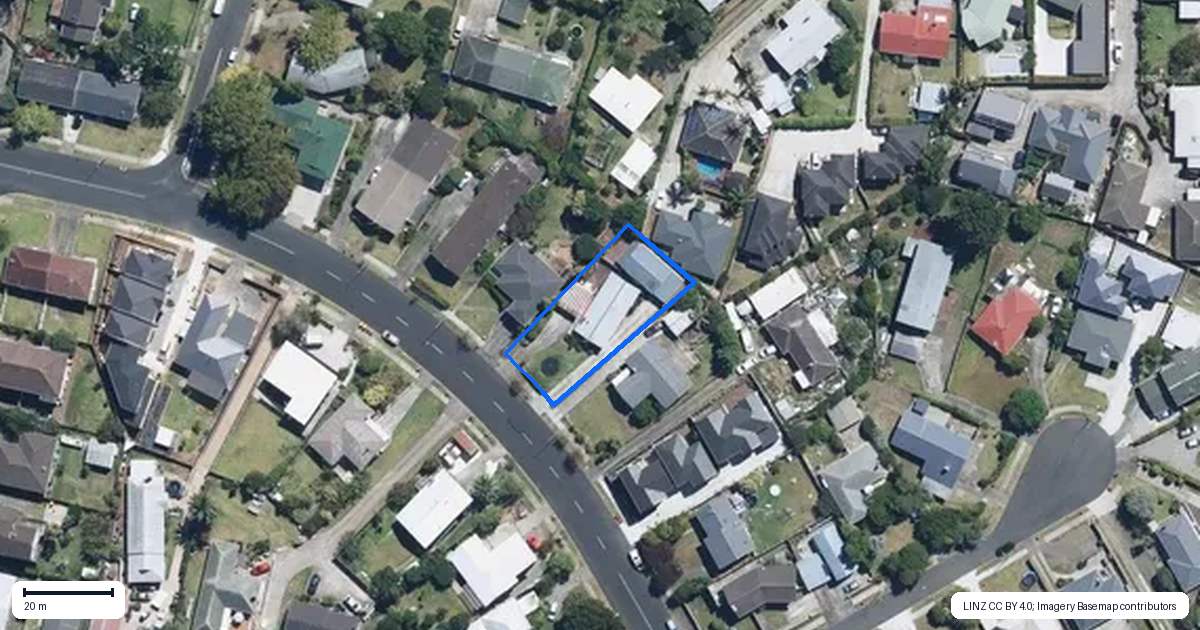 Property context map for 22 Larne Avenue, Pakuranga Heights, Auckland