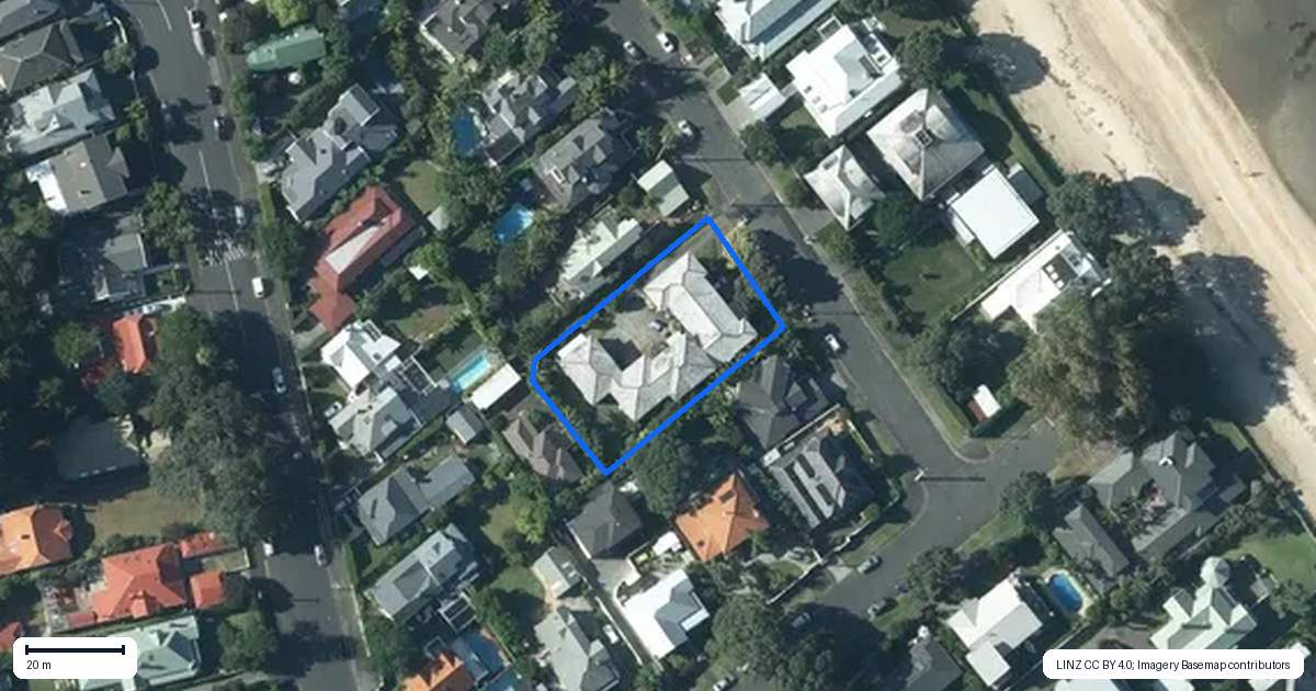 Property context map for 3/1 Rata Road, Devonport, Auckland