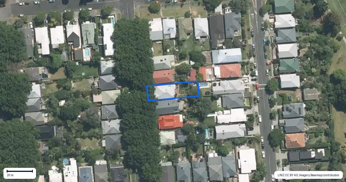 Property context map for 59 Selbourne Street, Grey Lynn, Auckland