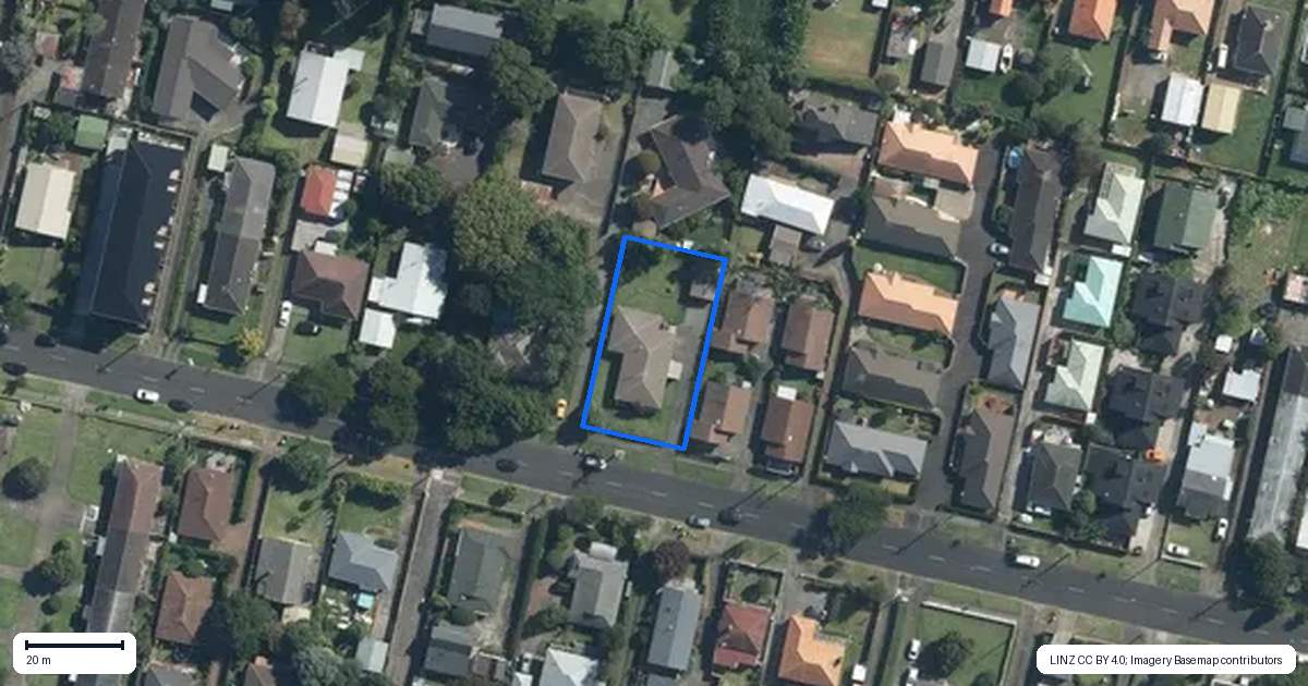 Property context map for 36 Kings Road, Panmure, Auckland