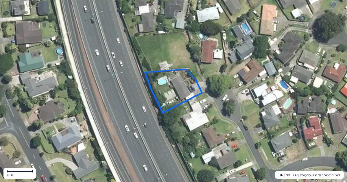 Property context map for 35 Balgowan Terrace, Conifer Grove, Takanini