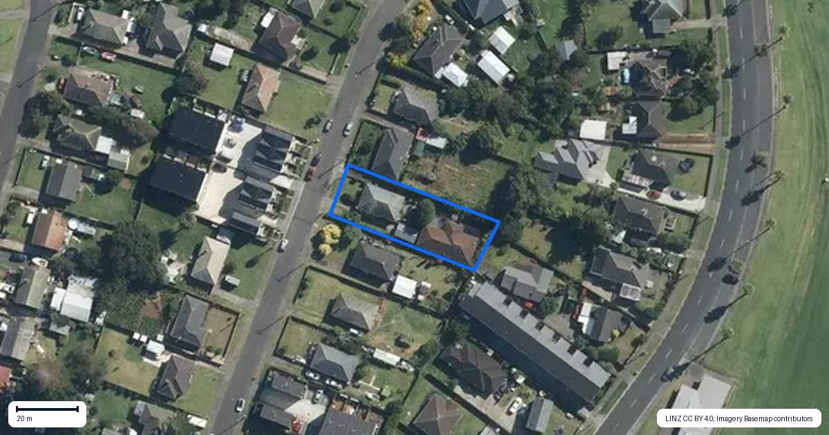Property context map for 14 Mareth Street, Panmure, Auckland