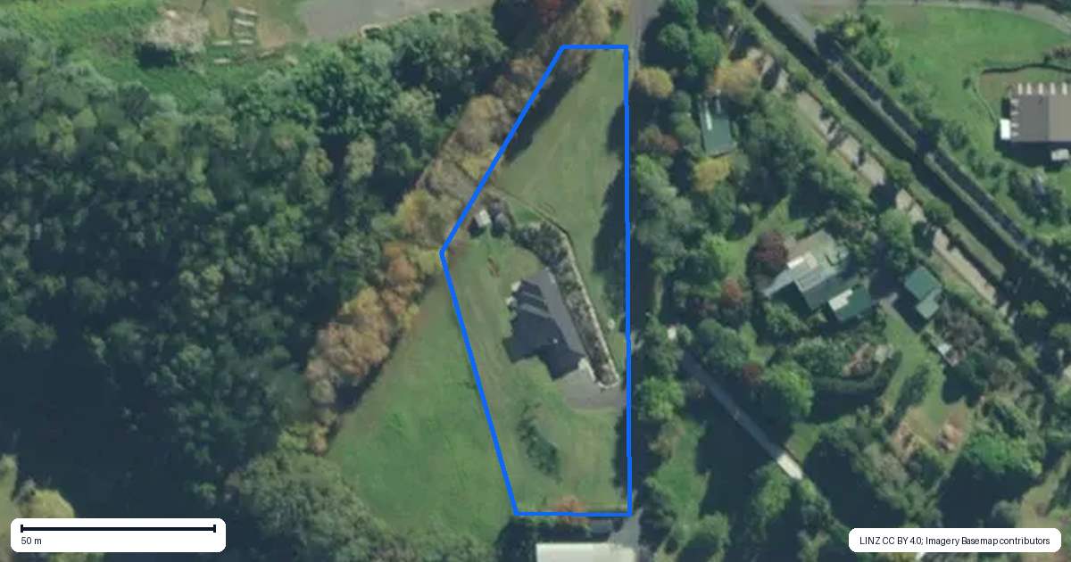 Property context map for 26A Tanekaha Lane, Kerikeri