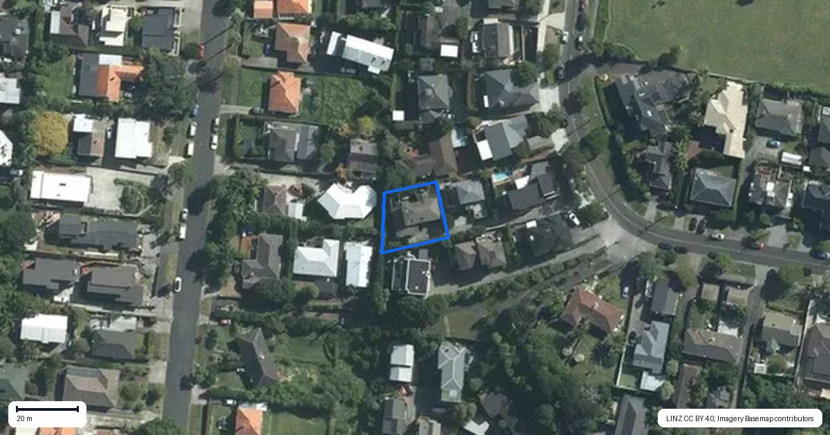 Property context map for 3/105 Atkin Avenue, Mission Bay, Auckland