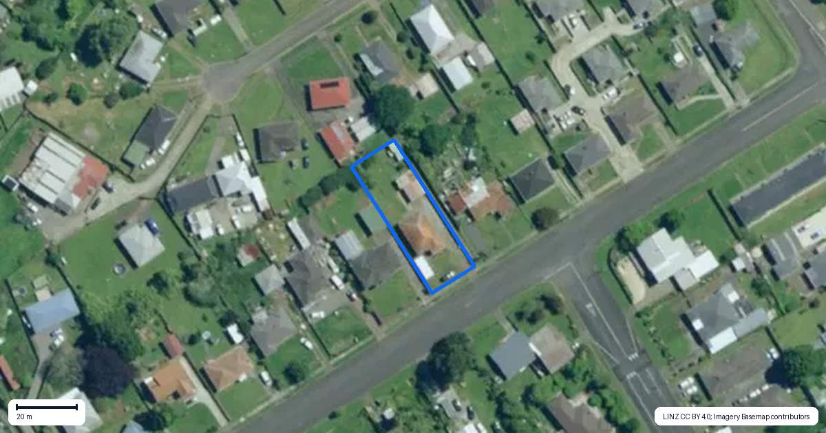 Property context map for 22 De Merle Street, Kaikohe