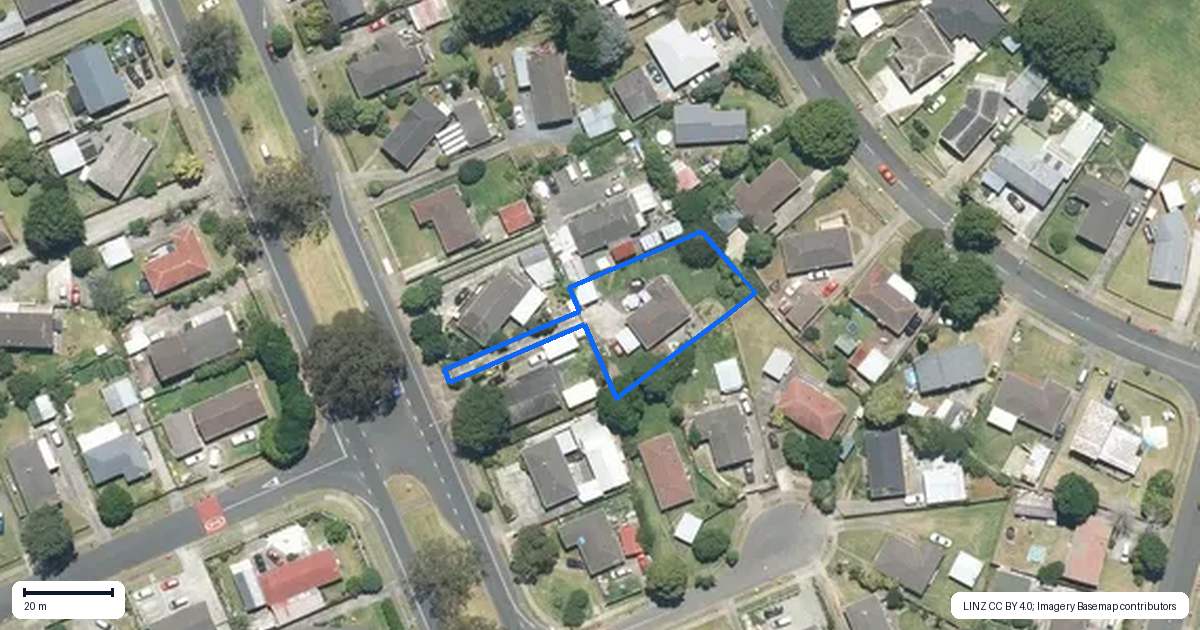 Property context map for 374 Roscommon Road, Clendon Park, Auckland