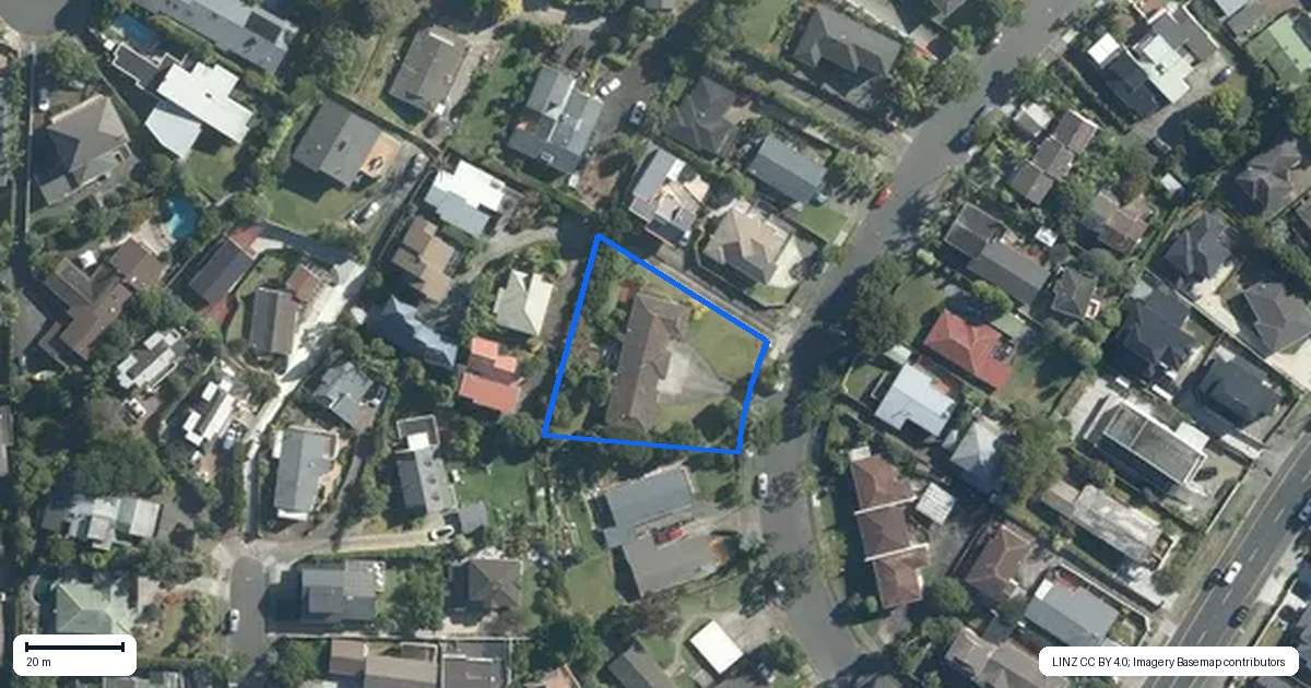 Property context map for 2/14 Monteith Crescent, Remuera, Auckland