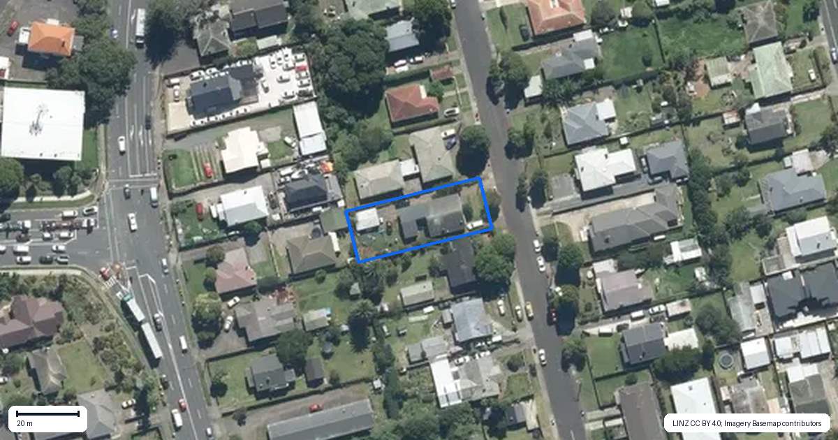 Property context map for 15 Sturges Avenue, Otahuhu, Auckland
