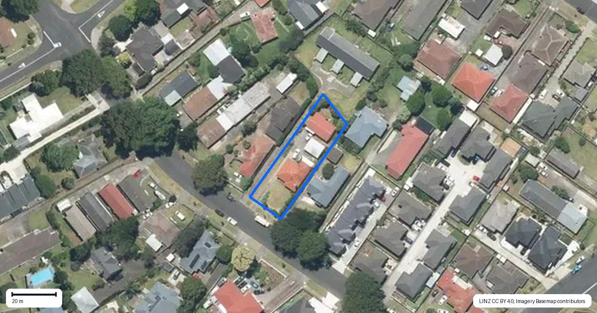 Property context map for 56 Landscape Road, Papatoetoe, Auckland