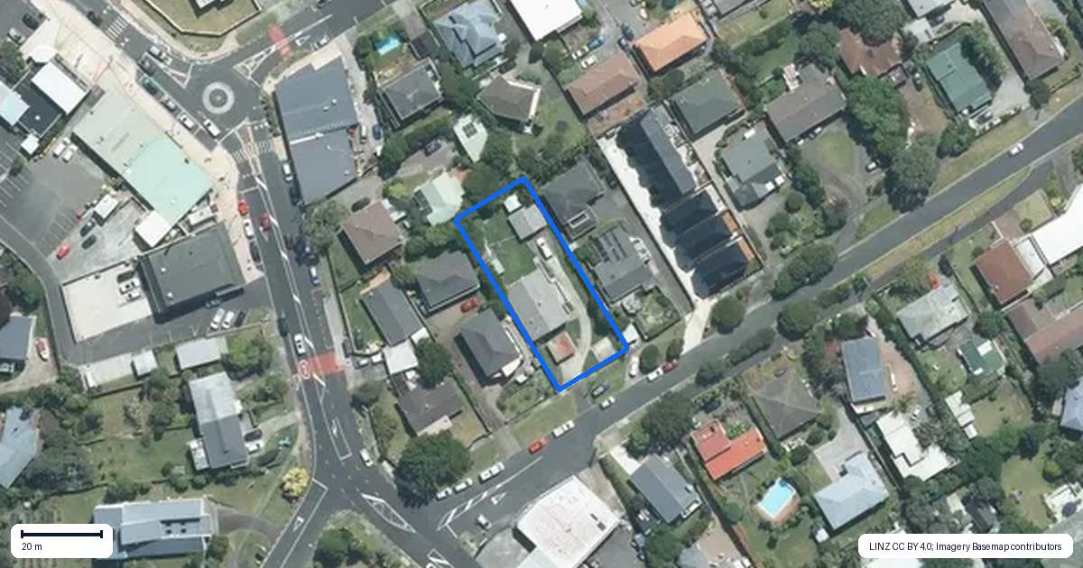 Property context map for 4 Auld Street, Torbay, Auckland