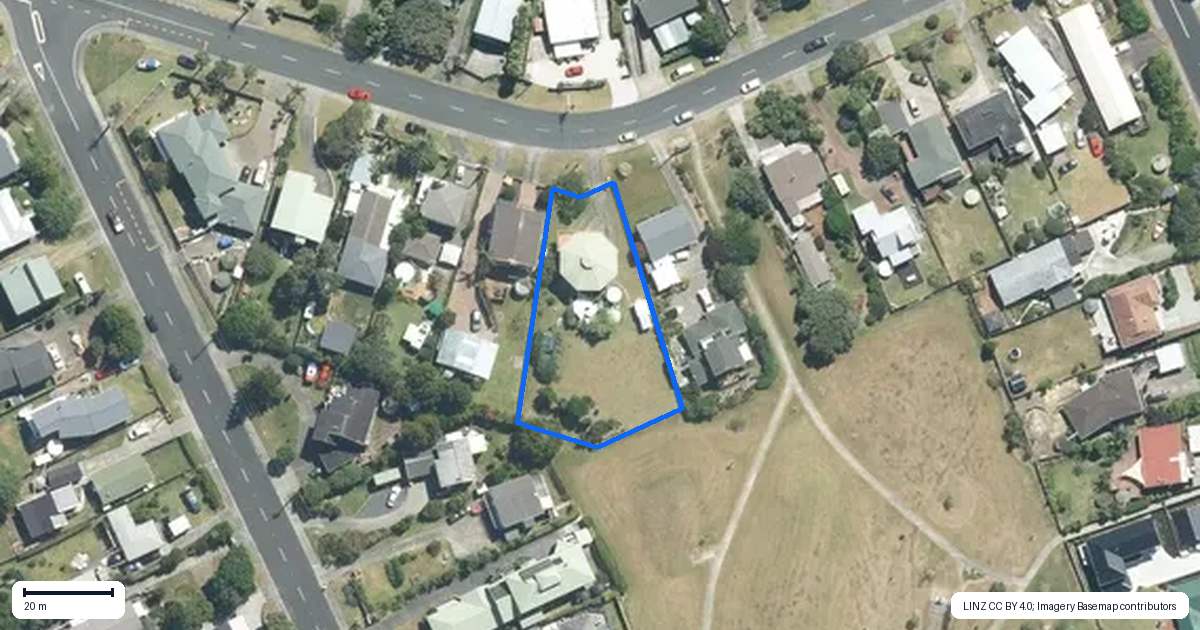 Property context map for 1413 Whangaparaoa Road, Army Bay, Whangaparaoa