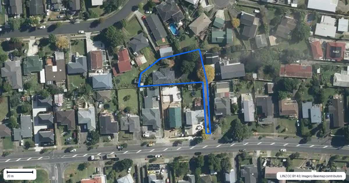 Property context map for 96 Reeves Road, Pakuranga Heights, Auckland