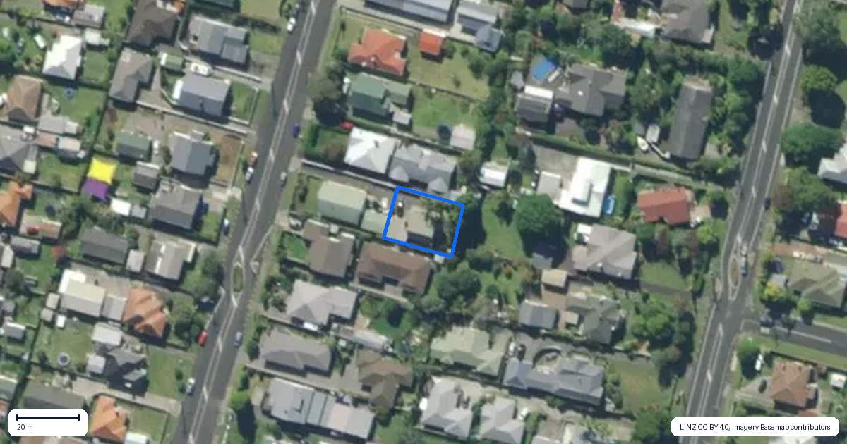 Property context map for 32A King Street, Kensington, Whangarei