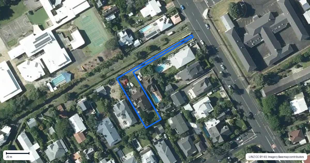 Property context map for 131B Vauxhall Road, Narrow Neck, Auckland