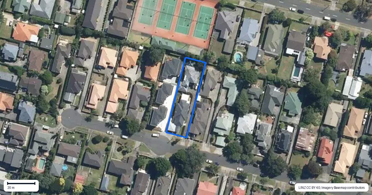Property context map for 19A Rewi Road, Royal Oak, Auckland