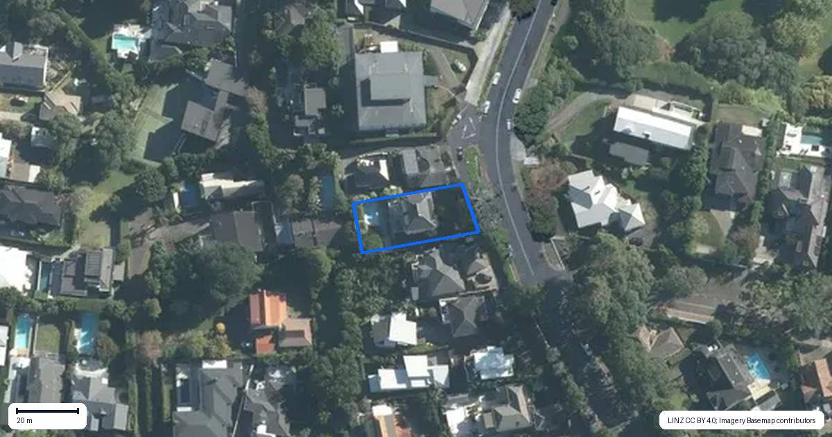 Property context map for 72 Upland Road, Remuera, Auckland