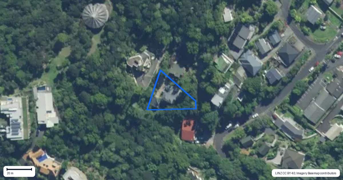 Property context map for 19 Bayview Road, Paihia