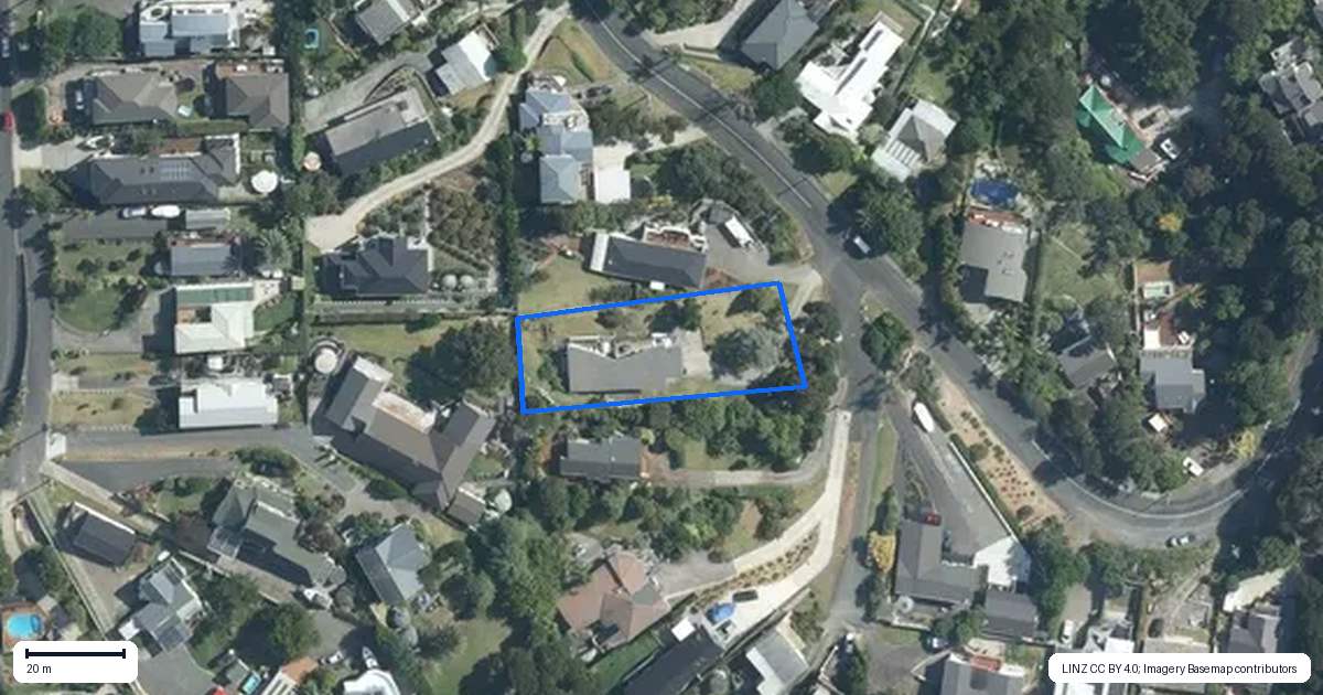 Property context map for 15 Maraetai Heights Road, Maraetai, Auckland