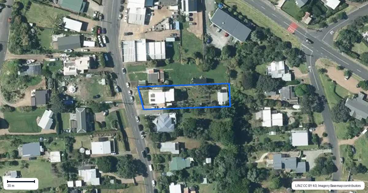Property context map for 8 Tui Street, Oneroa, Waiheke Island
