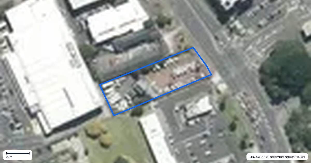 Property context map for 635 Great South Road, Manukau, Auckland