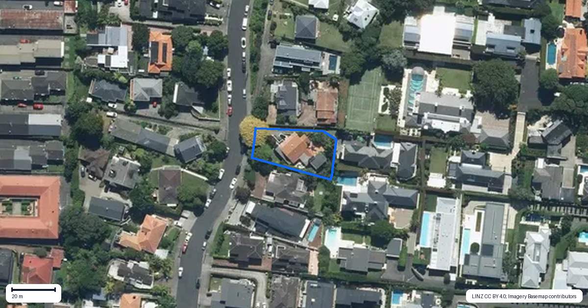 Property context map for 43 Spencer Street, Remuera, Auckland