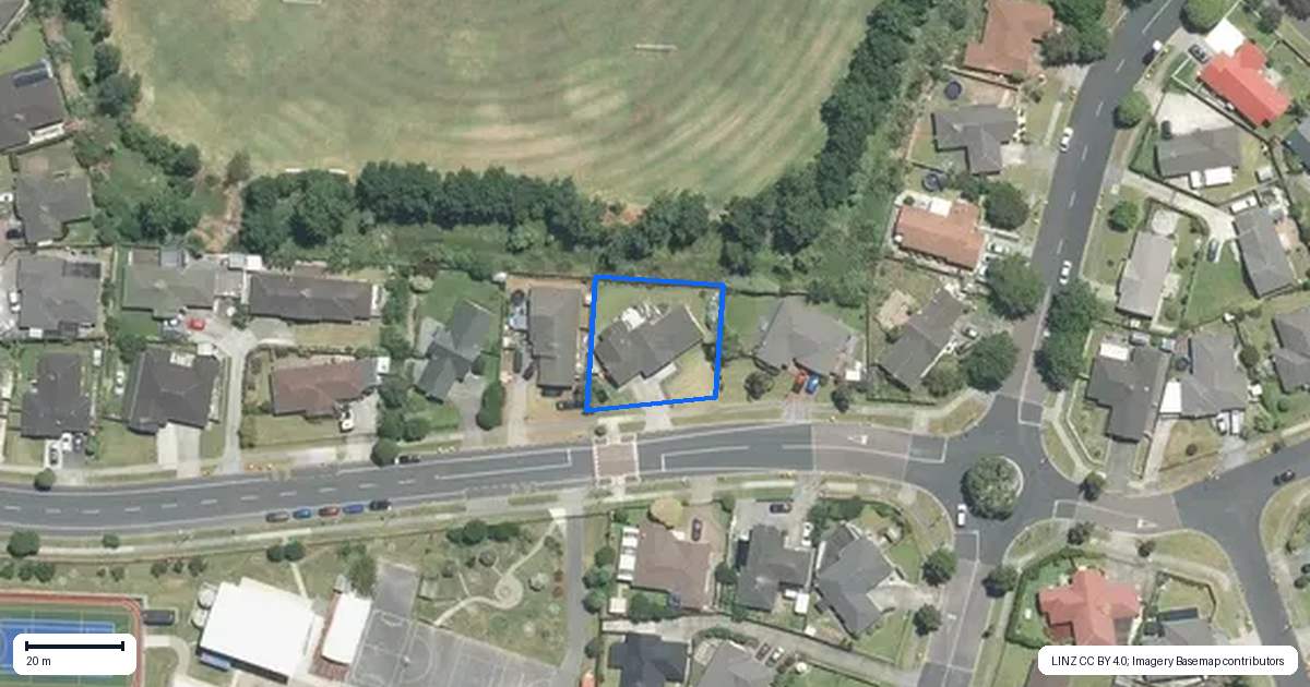 Property context map for 5 Magic Way, Randwick Park, Auckland