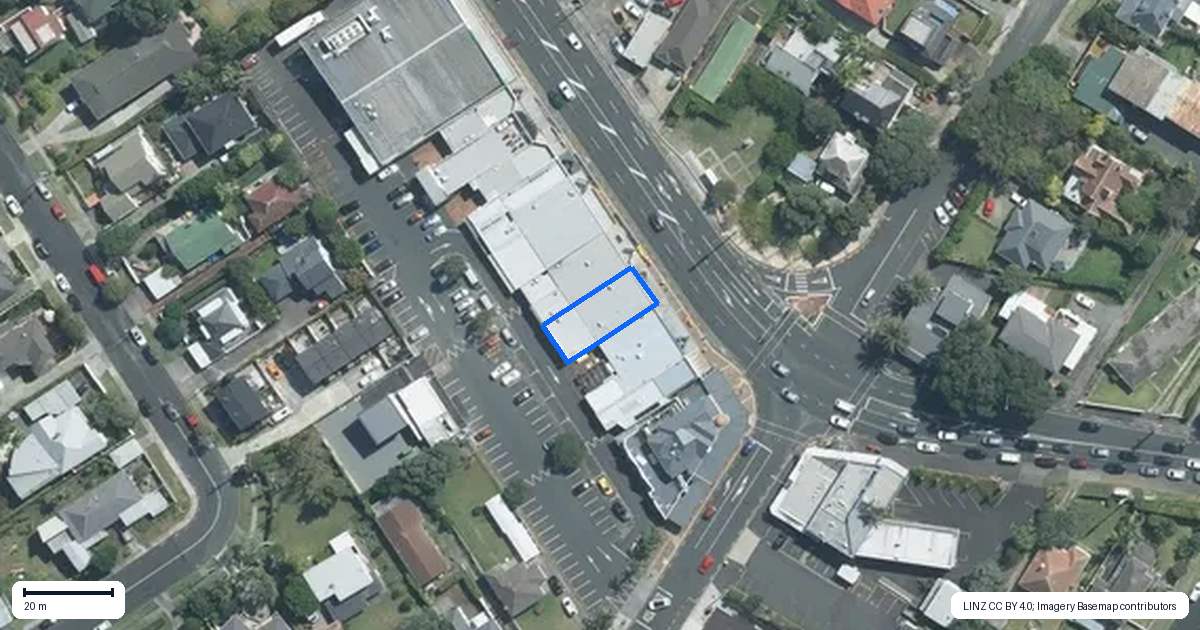 Property context map for 347-349 Lake Road, Hauraki, Auckland
