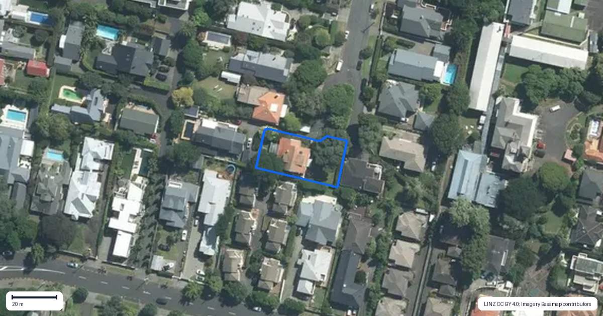 Property context map for 27 Shipherds Avenue, Epsom, Auckland