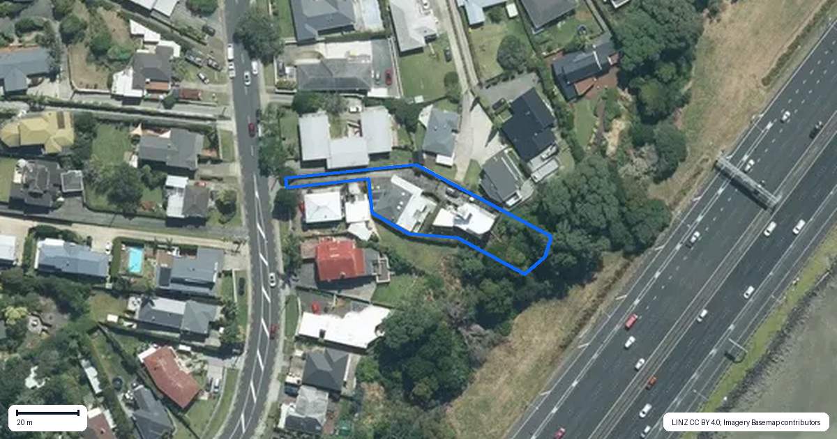Property context map for 81A Sylvan Avenue, Northcote, Auckland