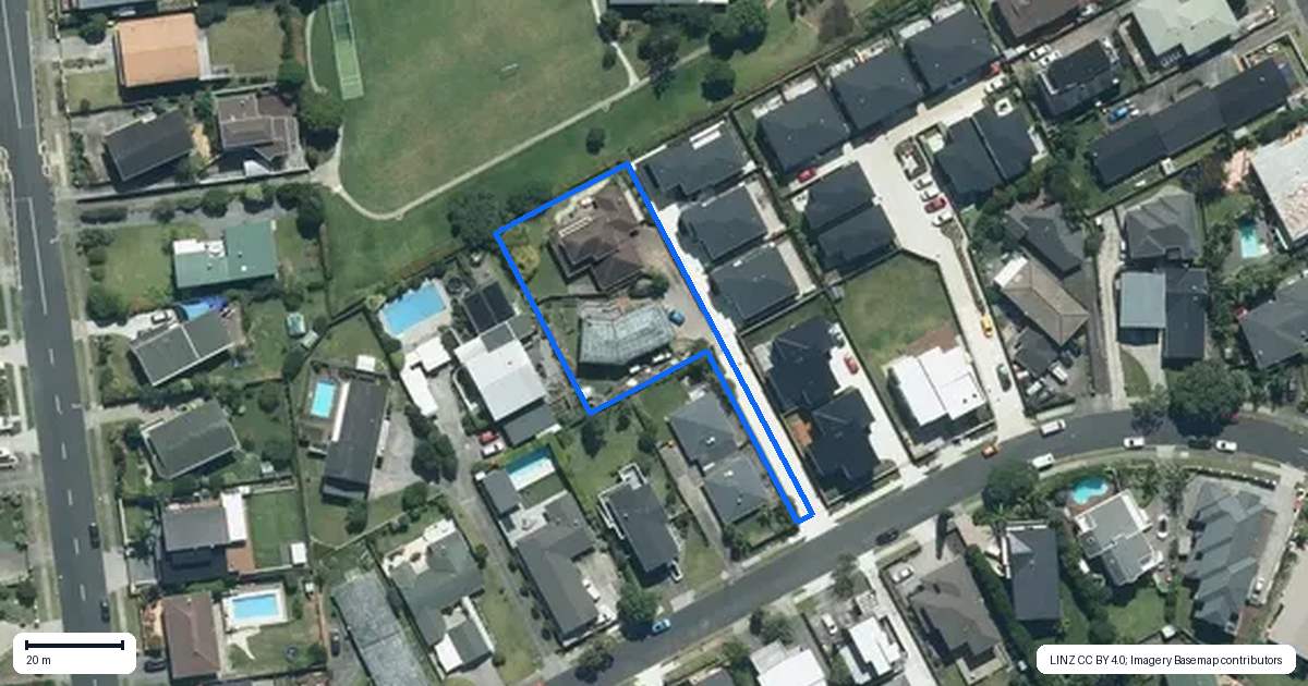 Property context map for 17A Gulf Crest, Bucklands Beach, Auckland