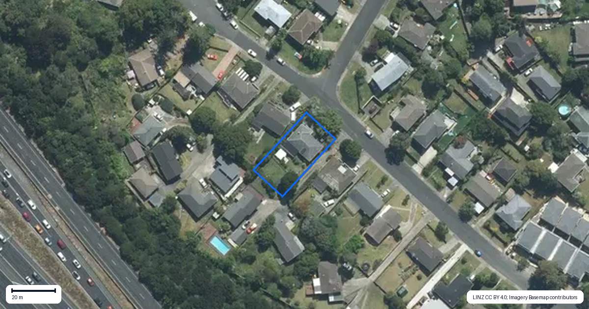 Property context map for 94 Salamanca Road, Sunnynook, Auckland