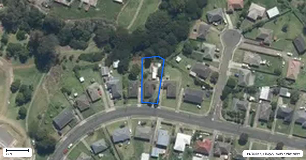 Property context map for 34 Pearl Baker Drive, Otara, Auckland