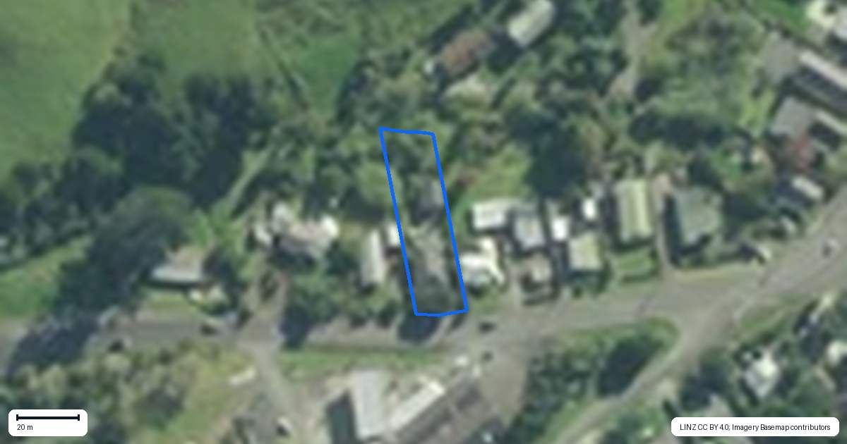 Property context map for 193 Hurndall Street West, Maungaturoto
