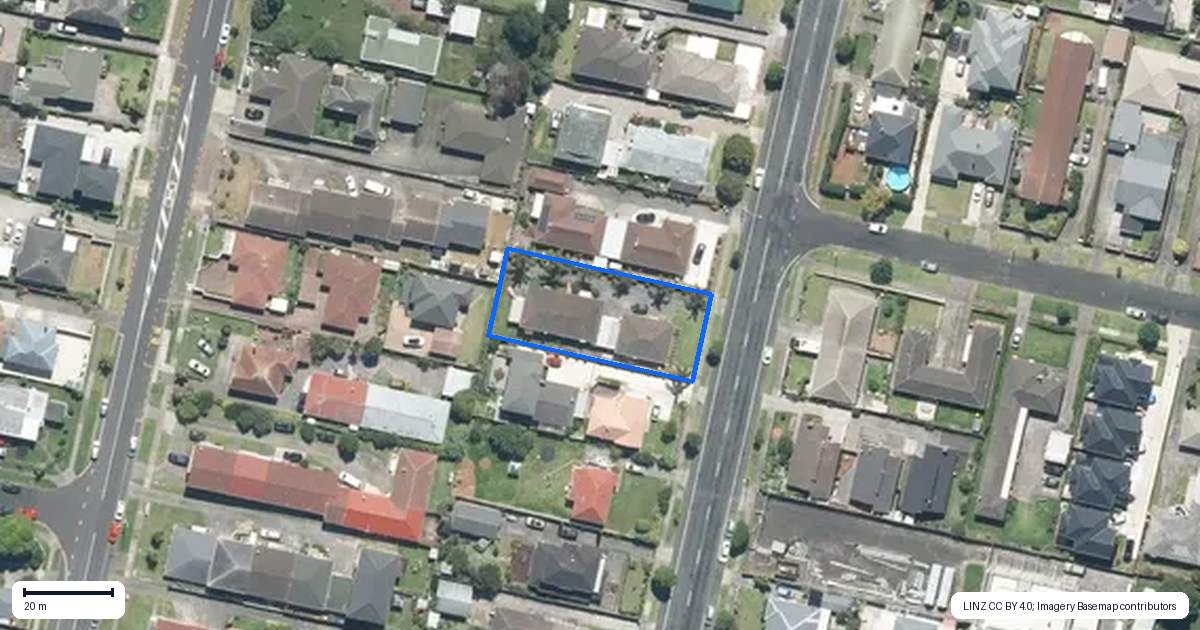 Property context map for 80 Rangitoto Road, Papatoetoe, Auckland