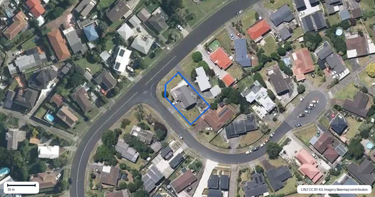 Property context map for 2 Sheralee Place, Bucklands Beach, Auckland