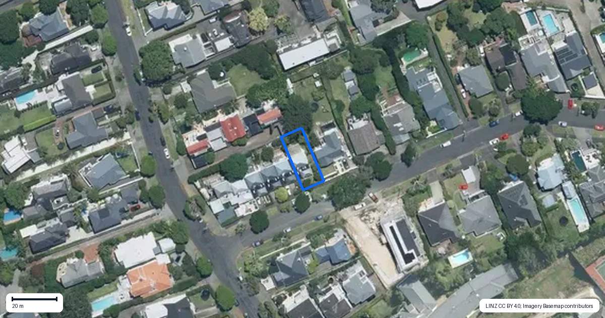 Property context map for 6/2A Seascape Road, Remuera, Auckland