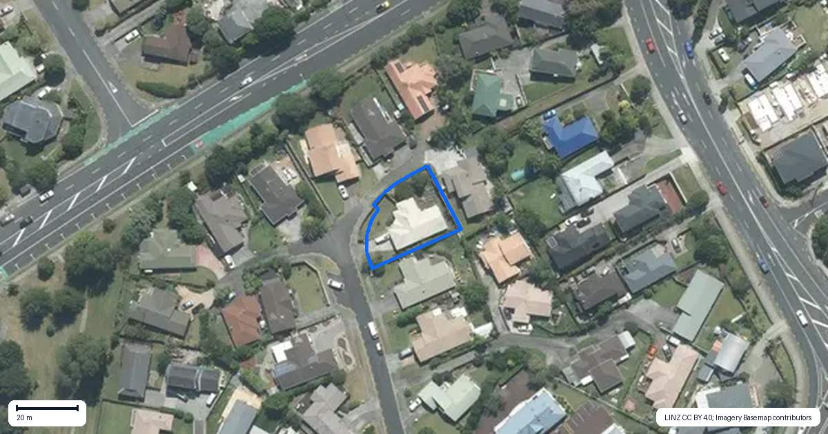 Property context map for 17 Mercury Lane, Windsor Park, Auckland
