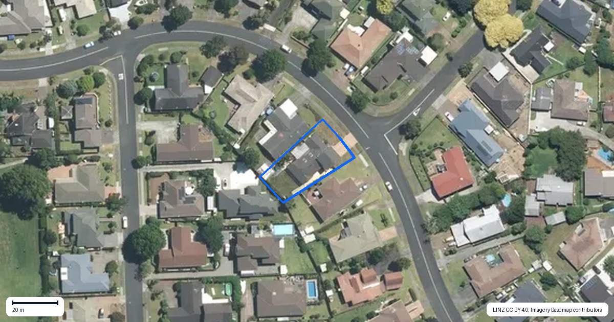 Property context map for 44 Rushgreen Avenue, Pahurehure, Papakura